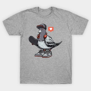 Hipster Pigeon T-Shirt